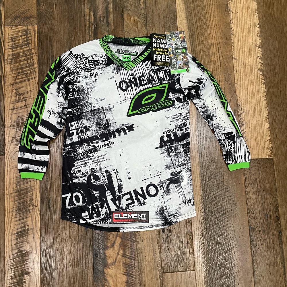 NWT O’Neal motorcycle jersey shirt boy 8-10